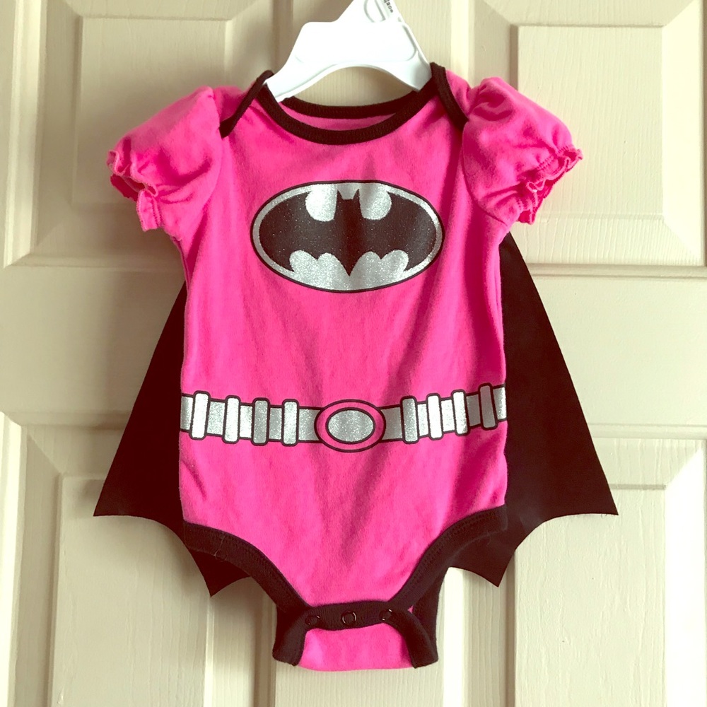 Batman/Batgirl Bodysuit with cape
